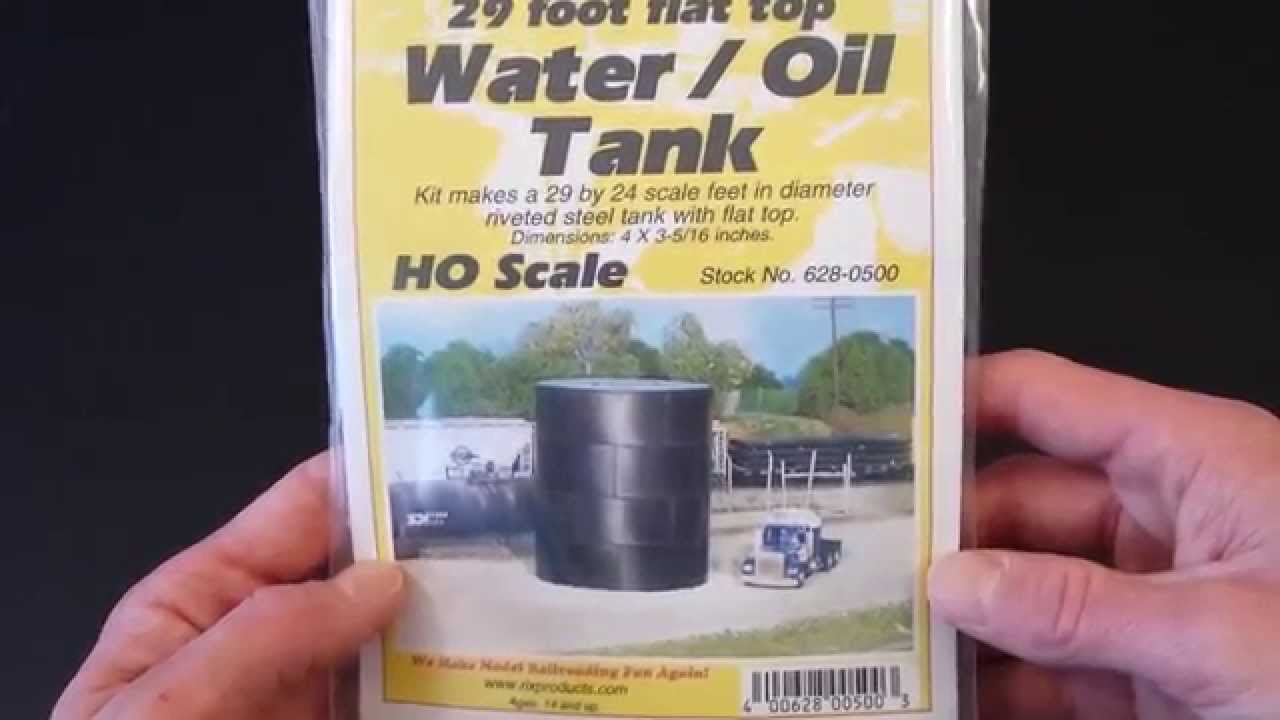 Rix Products 29 Foot Flat Top Water/Oil Tank HO Kit Review