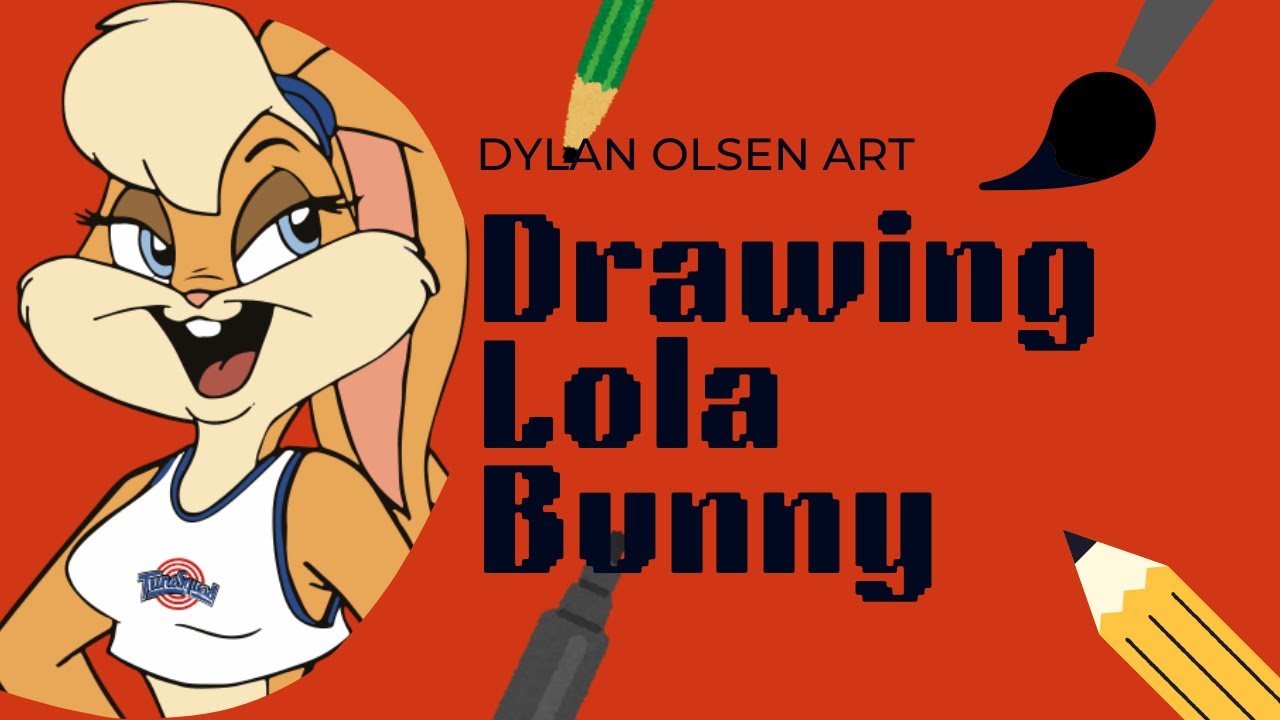 How to Draw Lola Bunny (Looney Tunes)