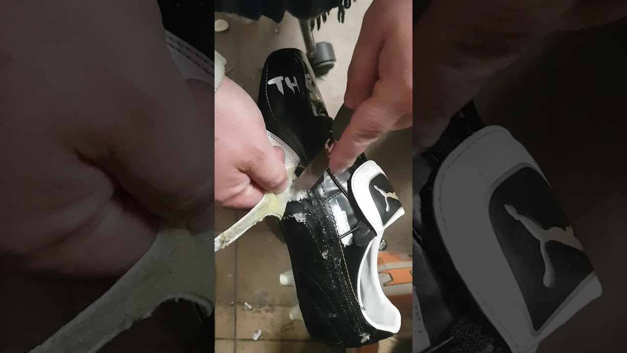 Trashing Puma Soccer cleats