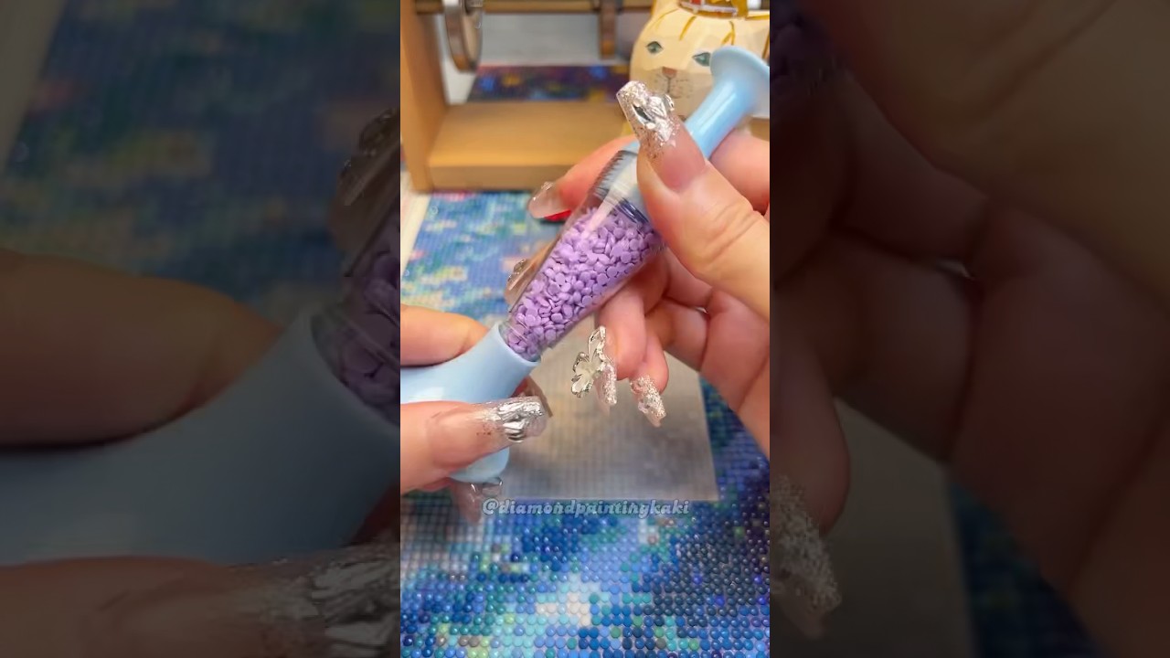 ✨Ultimate ASMR💎Diamond Painting🤩#diamondpainting #satisfying #asmr #shorts #diy #art #craft #gift