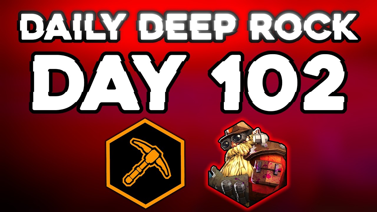 Daily Deep Rock - Day 102 / Engineer / Mining Expedition / Crystalline Caverns