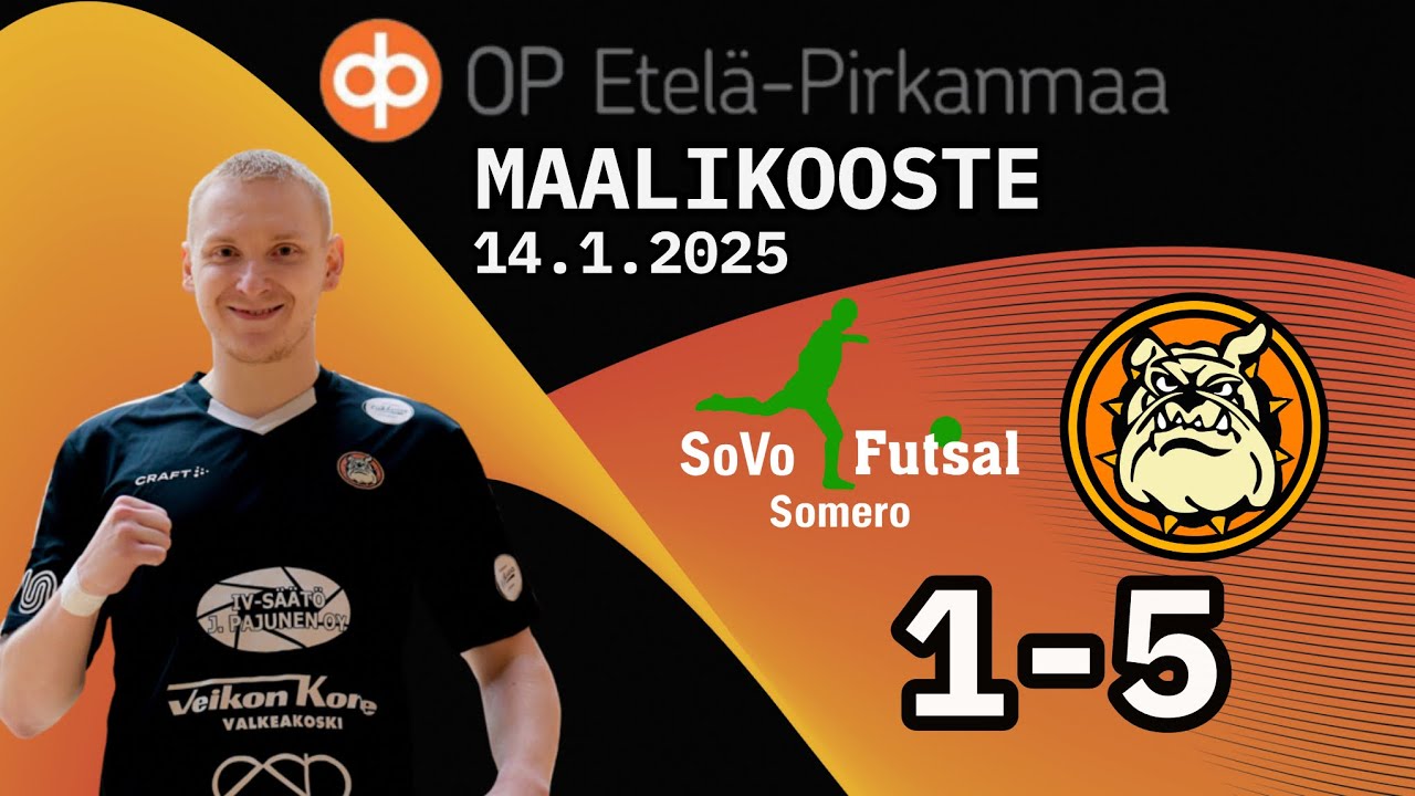 Maalikooste 14.1.2025 SoVo - Futsal Mad Max 1-5