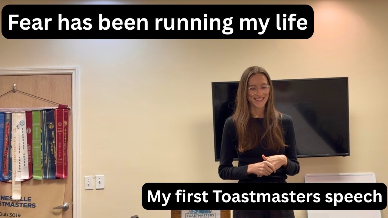 Fear Has Been Running My Life | Toastmasters Ice Breaker Speech Example