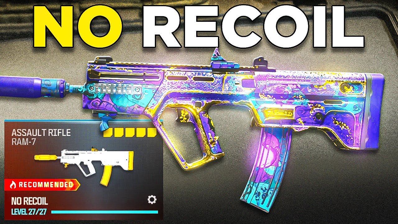 the NEW *NO RECOIL* DLC GUN is INSANE in MW3! (Best RAM 7 Class Setup) - Modern Warfare 3 Best Class