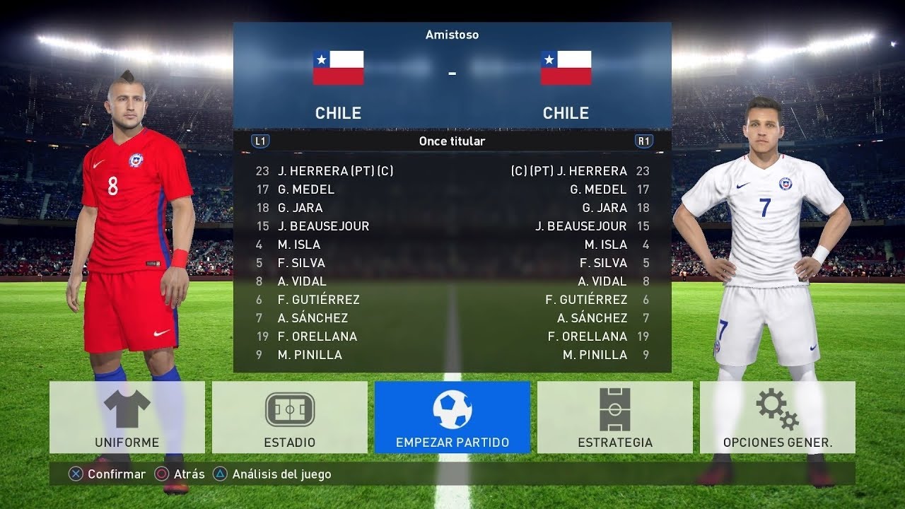 Como tener Camiseta Nike Chile PES 2018 - PS4