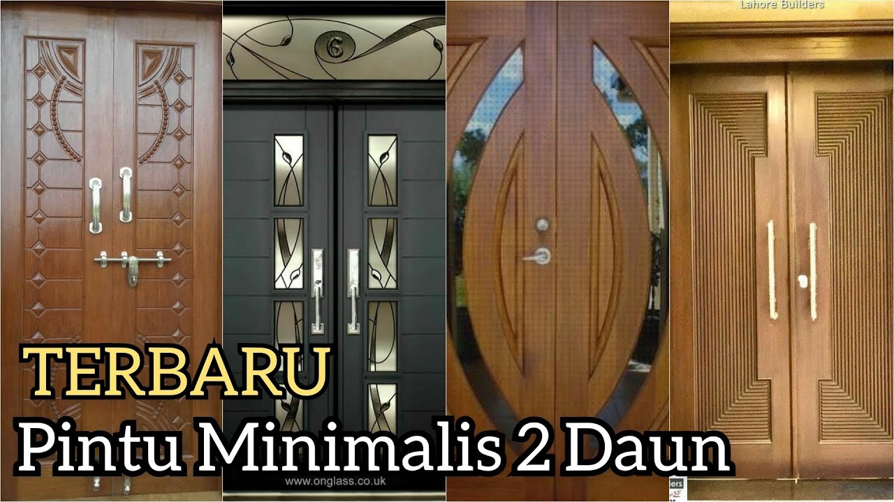 Model Pintu Minimalis 2 Daun Untuk Rumah Sederhana - Inspirasi Pintu
