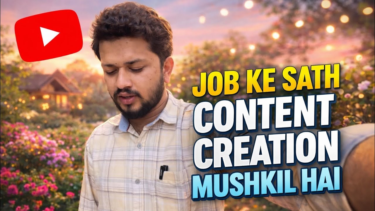 JOB or CONTENT CREATION 🤔😨 | #rahullmanikk 🔥