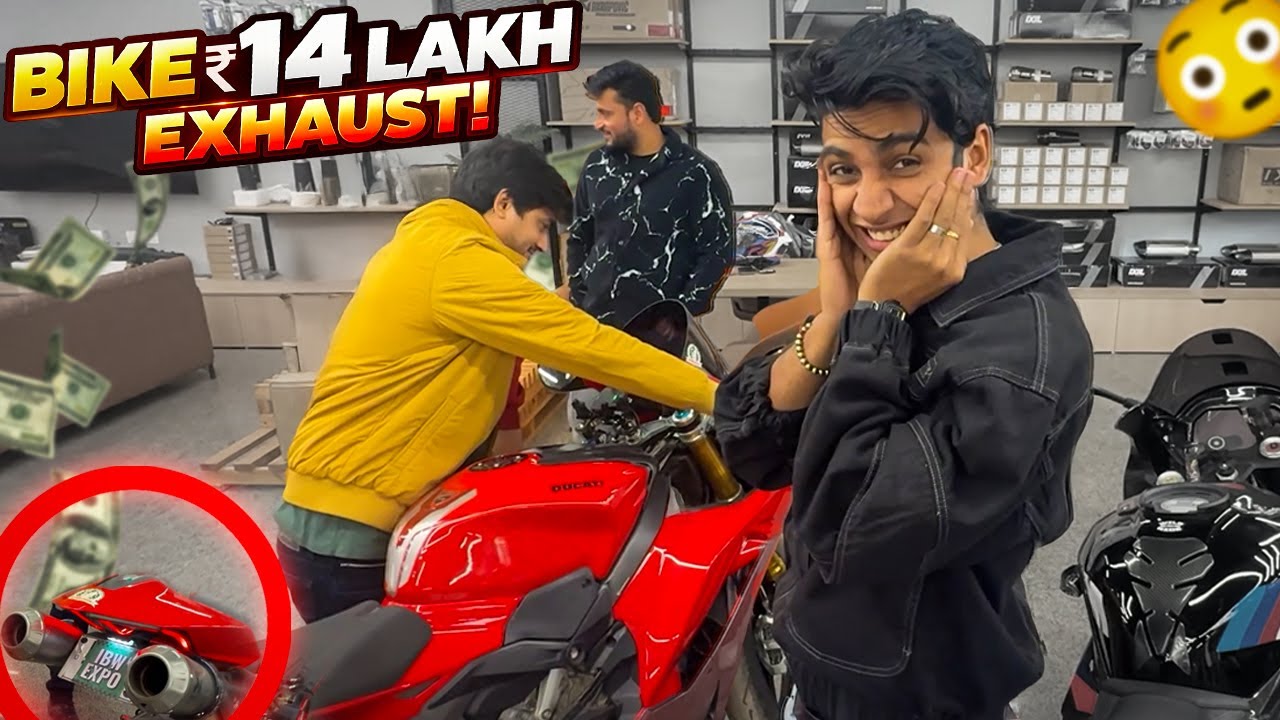  ₹14 Lakh Exhaust System On Ducati V4S 😳 | Premium Superbike Ride Vlog