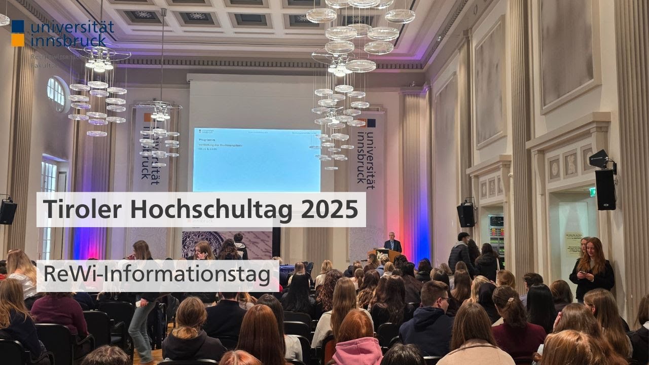 Tiroler Hochschultag 2025 - Rechtswissenschaftliche Fakultät (Programm Aula)