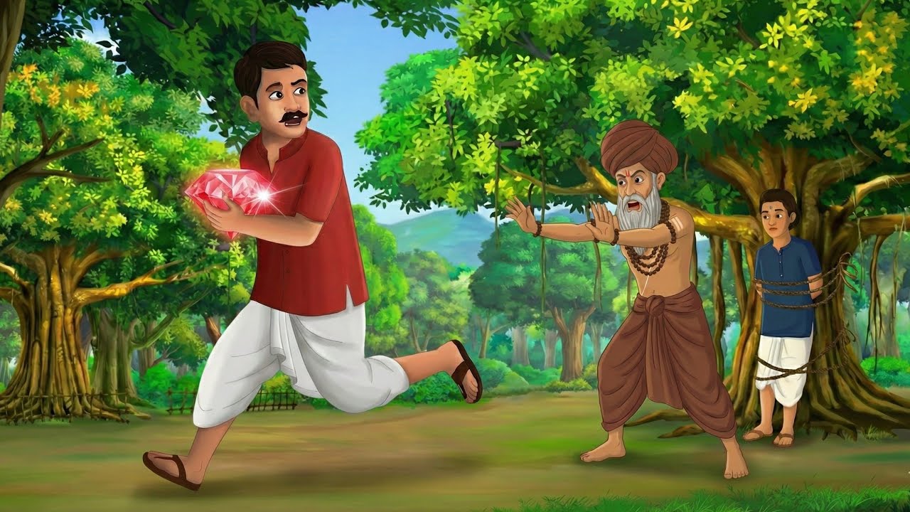 बड़े भाई ने किया छल। bade bhai ne kiya chhal  । Cartoon Kahani @ModernToonss 