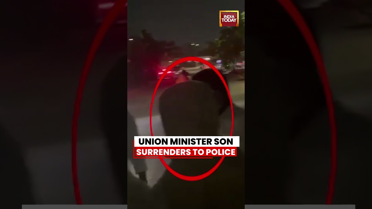 Union Minister&rsquo;s Son Surrenders To Police | POCSO Case Investigation In Hyderabad #viralvisuals