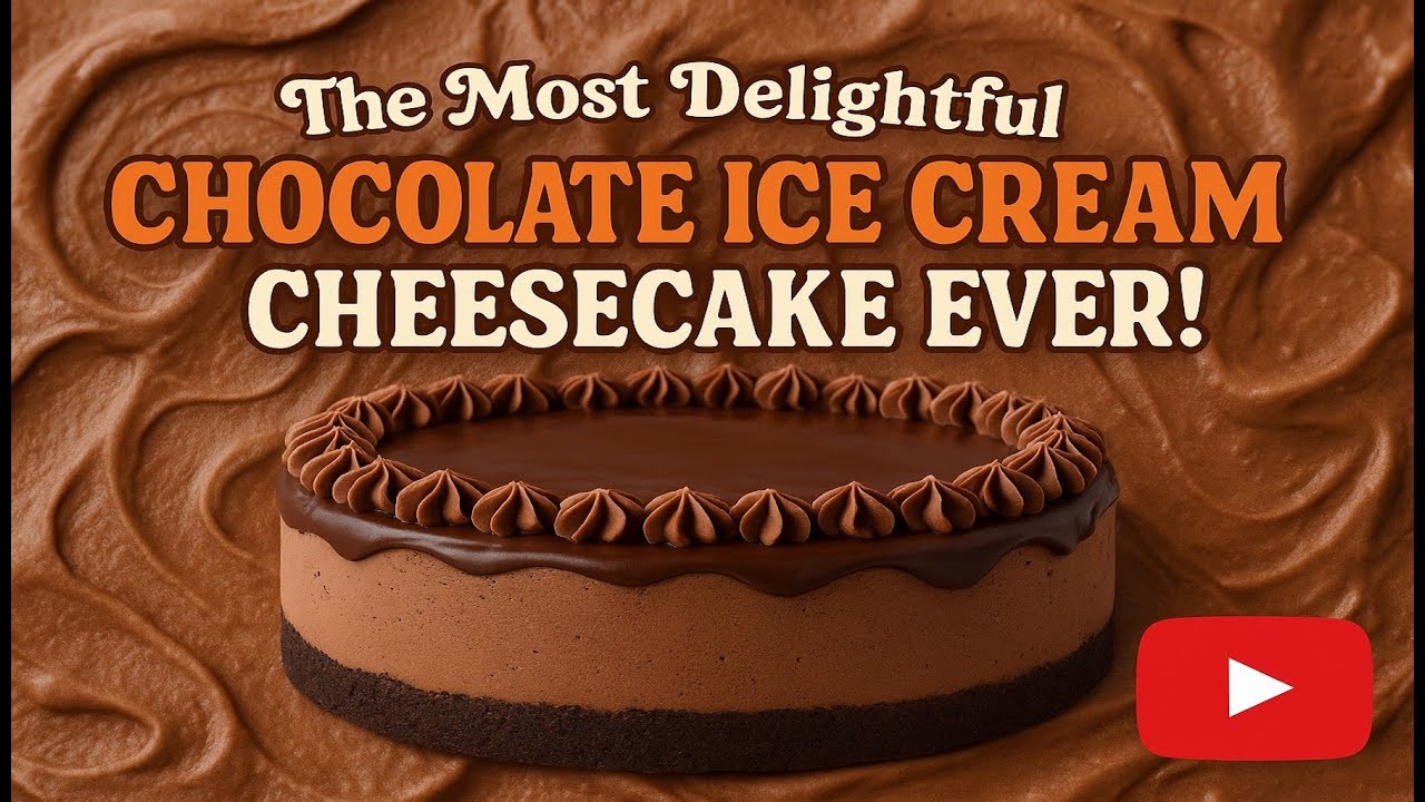 We Created the Most Delightful Chocolate Ice Cream Cheesecake Ever!