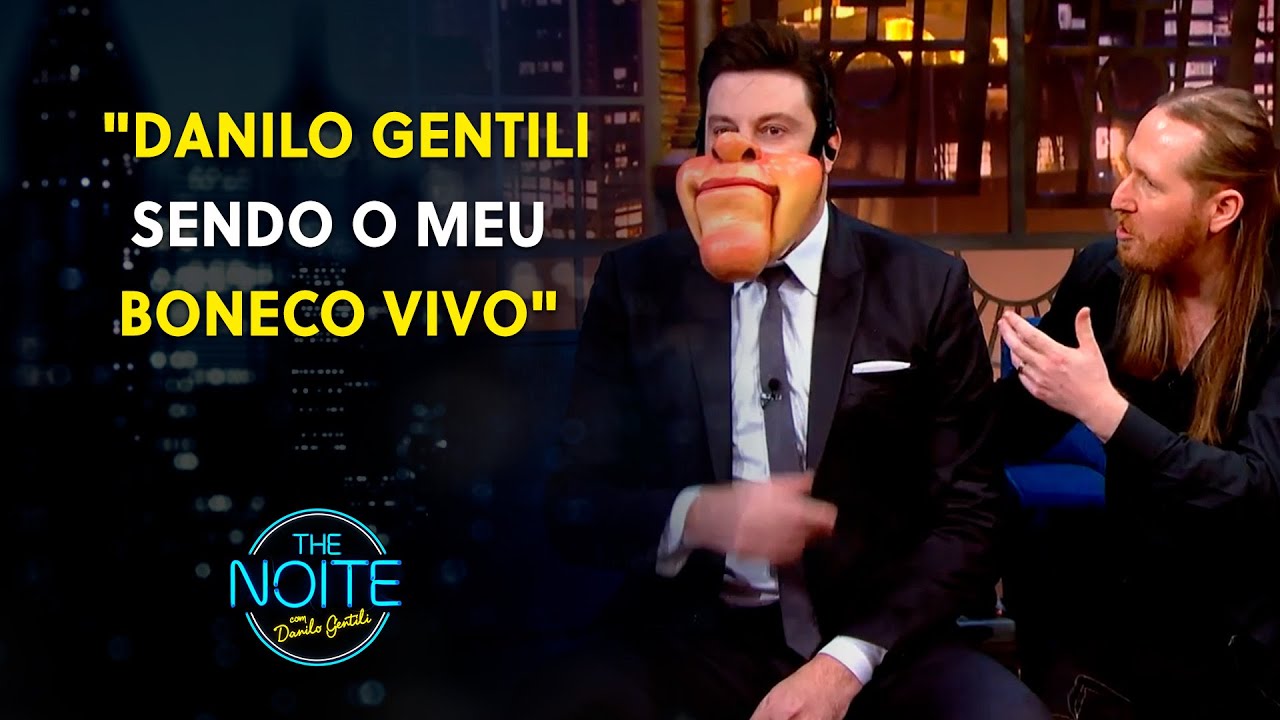 Yakko Siderato transforma Danilo Gentili e Diguinho Coruja em bonecos vivos | The Noite (20/04/23)