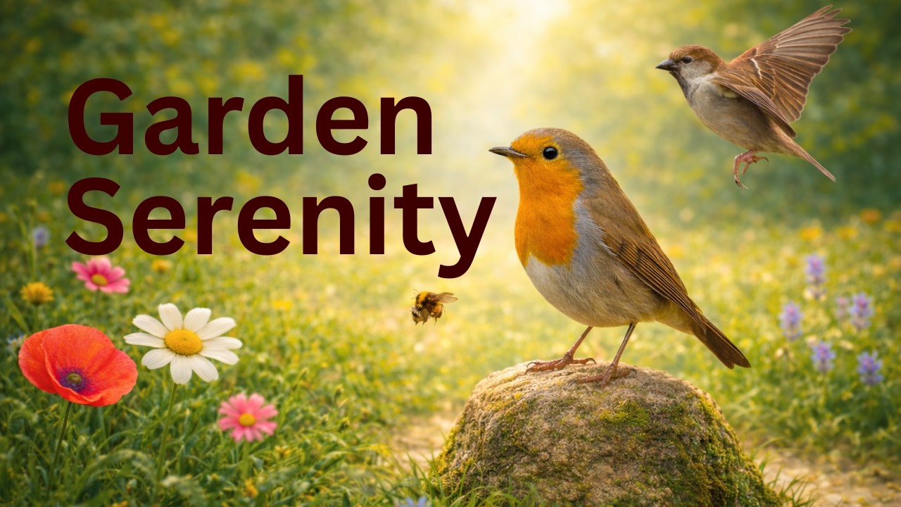 Relaxing Meditation | Wildlife Garden