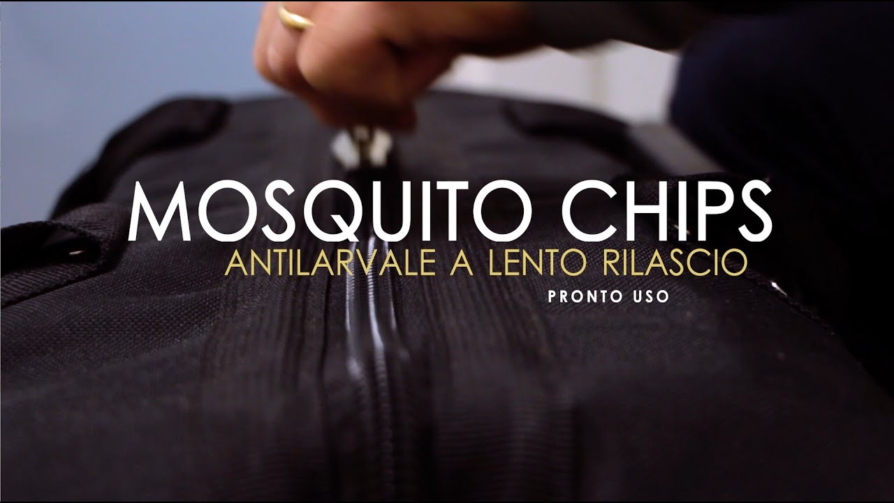 Mosquito chips - antilarvale pronto uso a lento rilascio