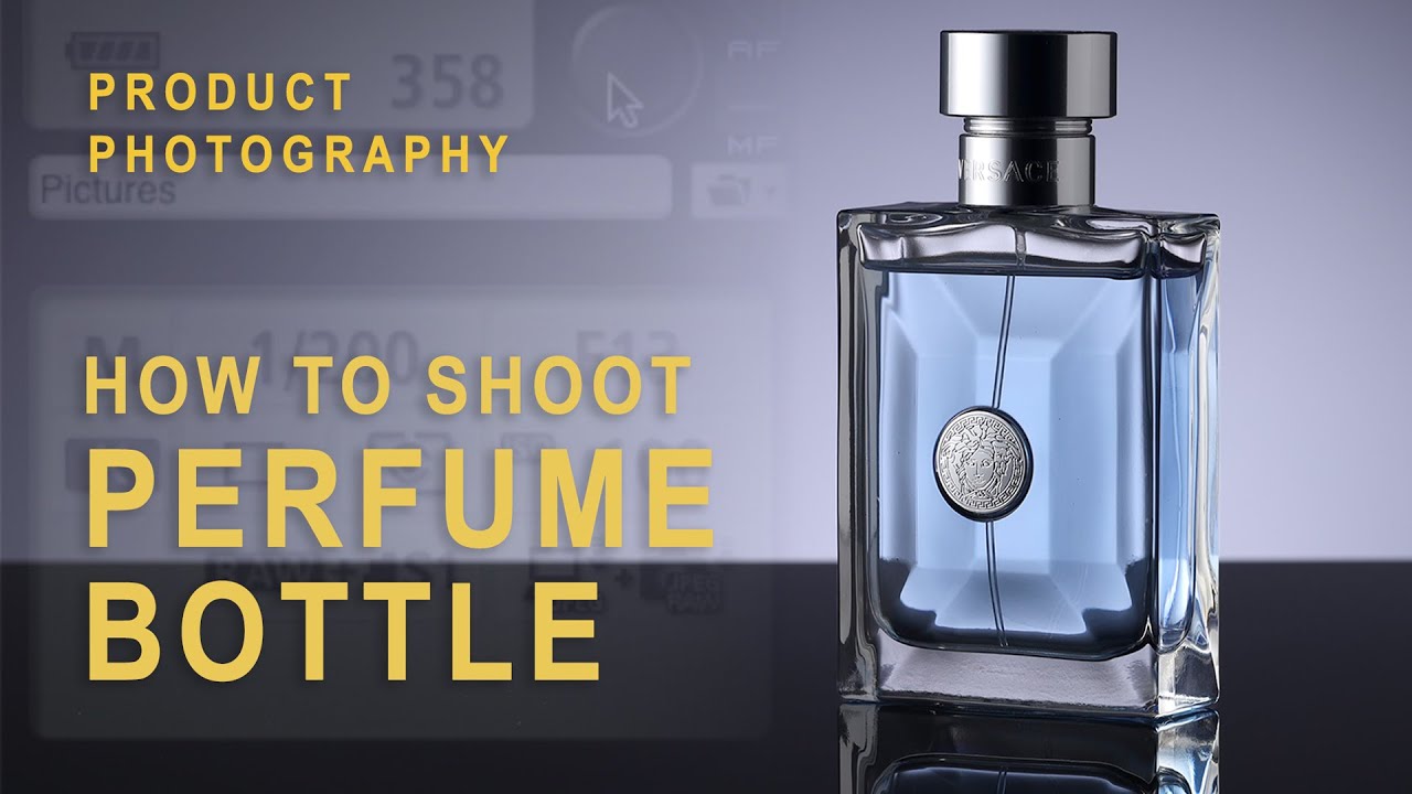 HOW I SHOOT PERFUME BOTTLE - Using two different techniques to light the product in easy way