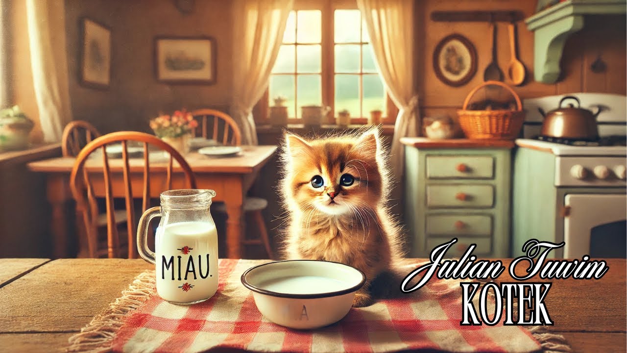 Kotek - Julian Tuwim. Wiersze dla dzieci | Denaja Kids