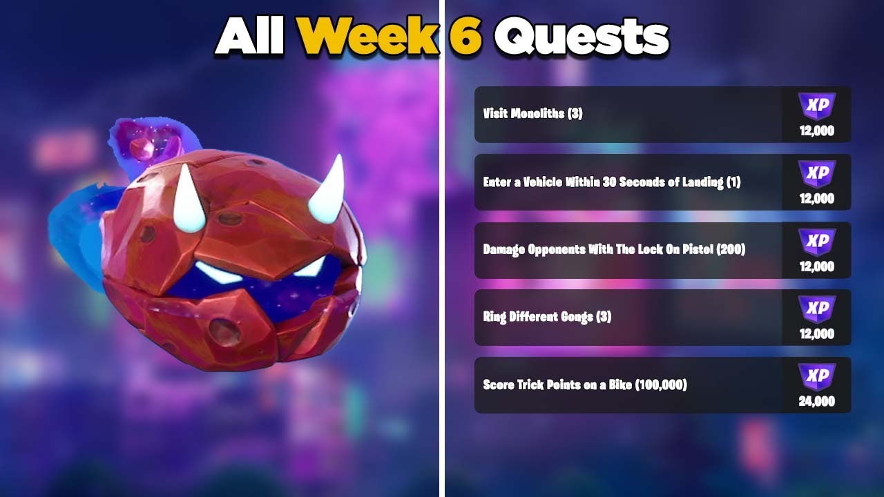 Fortnite All Week 6 Season Quests Guide - Chapter 4 Season 2