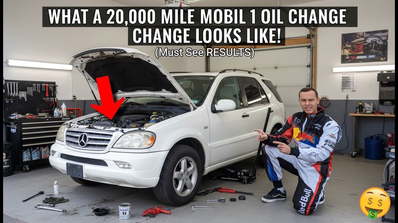 Вот как выглядит замена масла Mobil 1 после 20 000 миль пробега! (Результаты нужно увидеть!)