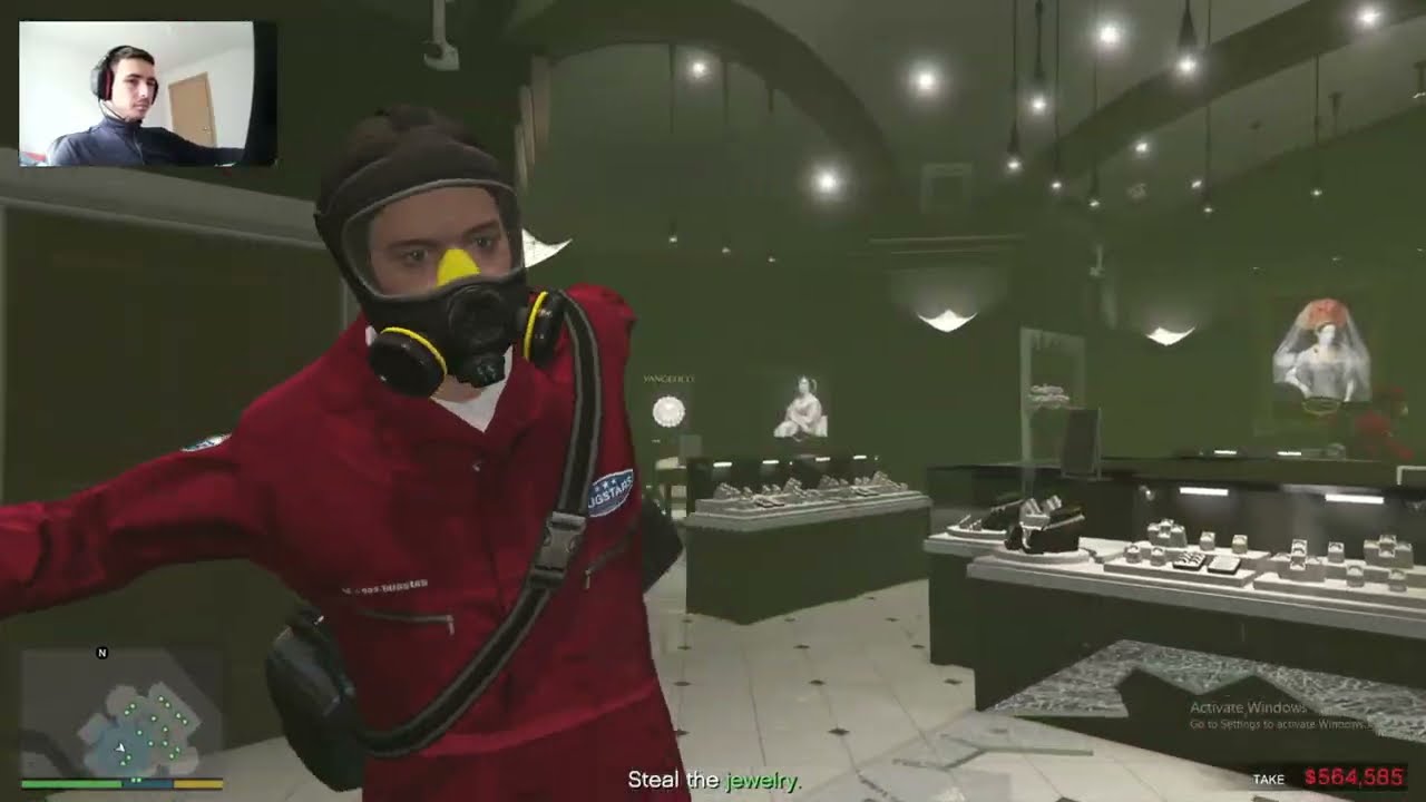 PLJAČKAMO ZLATARU I BJEŽIMO SA MOTORIMA HEIST - GTA 5 - ep.8