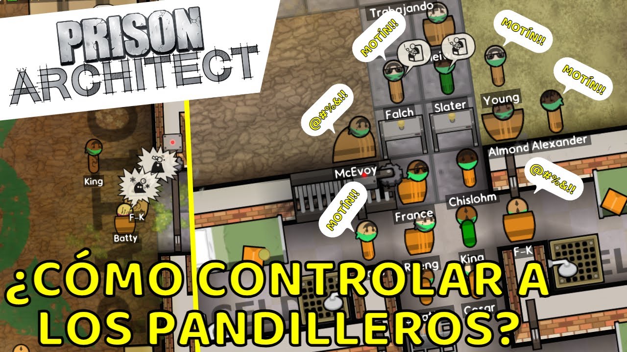 Prison Architect - TODO lo que deberías saber sobre los PANDILLAS