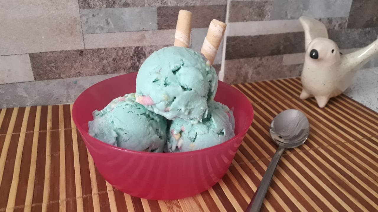 HELADO de CHICLE | Helado Casero Cremoso | Sin Máquina