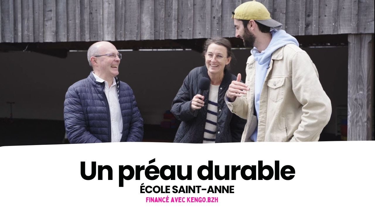 Rencontre avec Marine de l'école Saint-Anne à Saint-Yvi - Un préau durable financé avec Kengo.bzh
