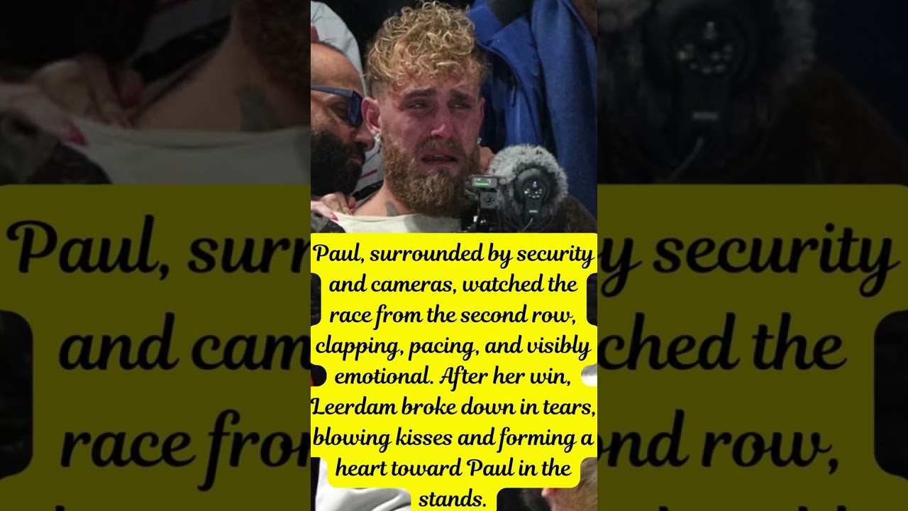 Jake Paul Watches Fianc&eacute;e Jutta Leerdam Win Olympic Gold &mdash; Emotional Moment Goes Viral
