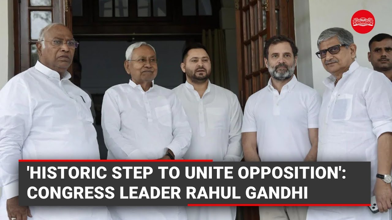 'Historic step to unite opposition': Rahul Gandhi