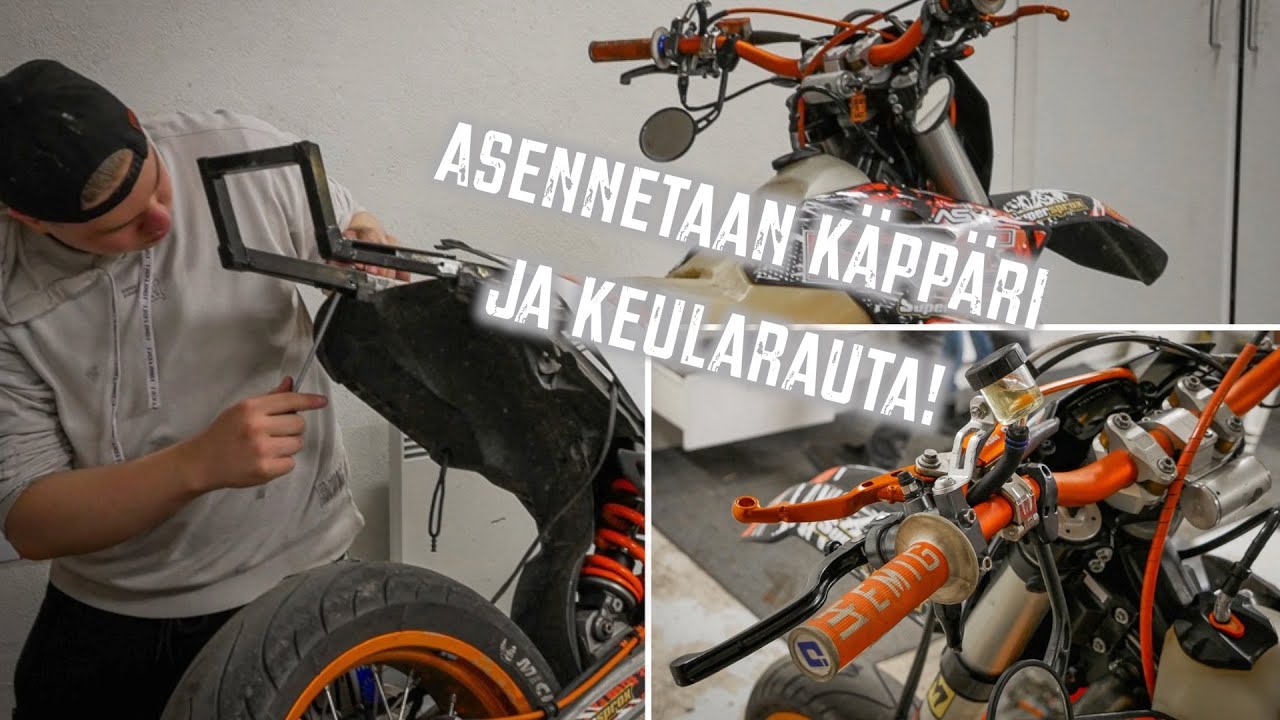 Asennetaan kotariin keularauta ja käppäri!