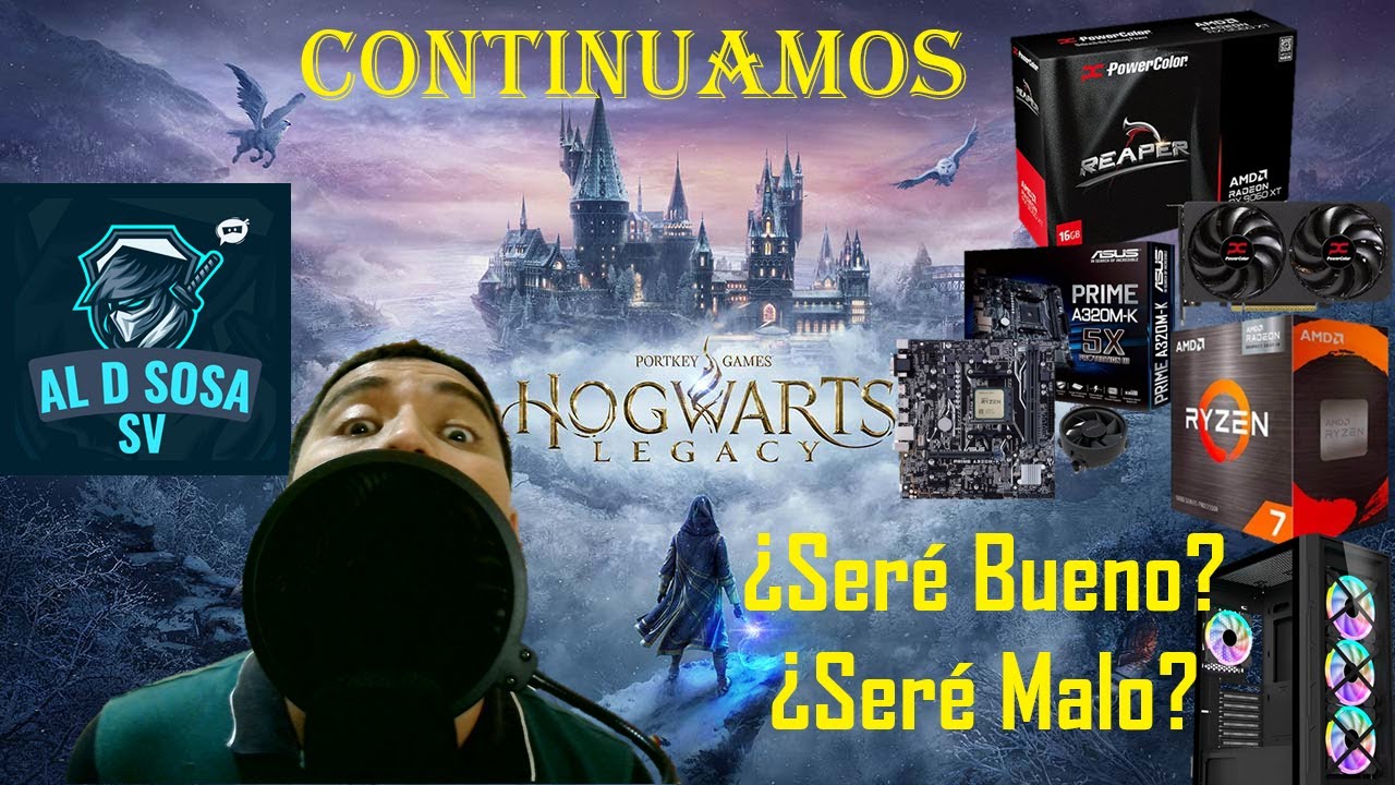 Hogwarts Legacy Jugando por Primera vez y probando mi 9060XT 16GB y 5700G Parte 3