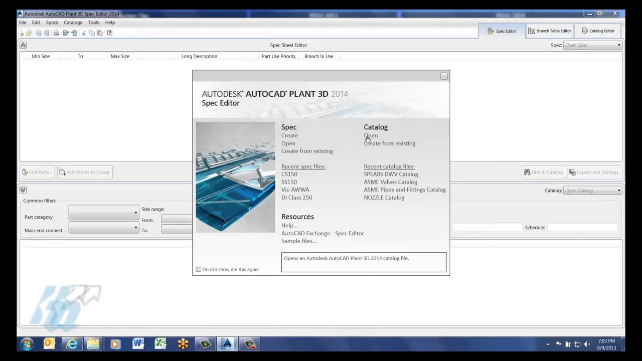 Migrating Specs and Catalogs in Plant 3D