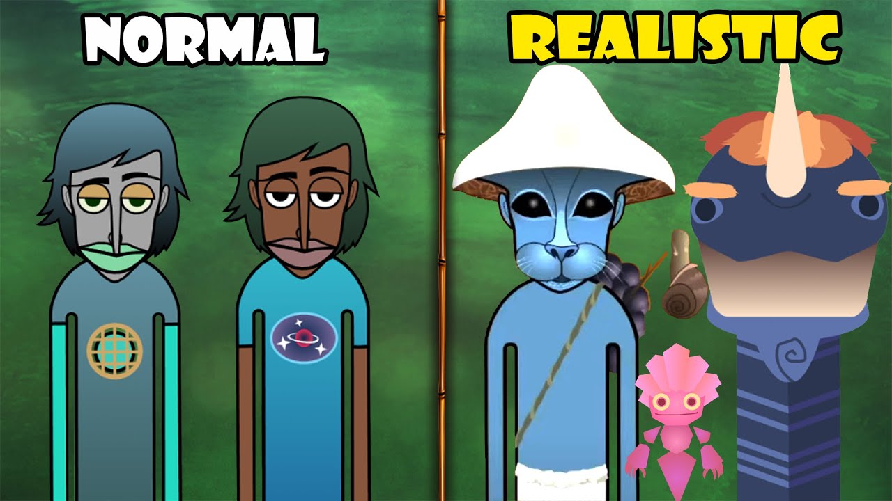 MonsterBox: WATER ISLAND vs REALISTIC MONSTERS and SMURF CAT | My Singing Monsters Incredibox
