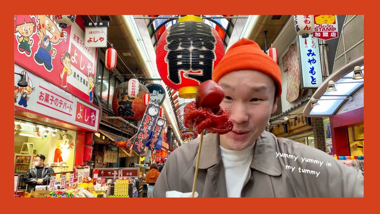 Osaka’s Must-Eats at Kuromon Market - The Ultimate Japan Food Tour - GAY TRAVEL | Vlog 232