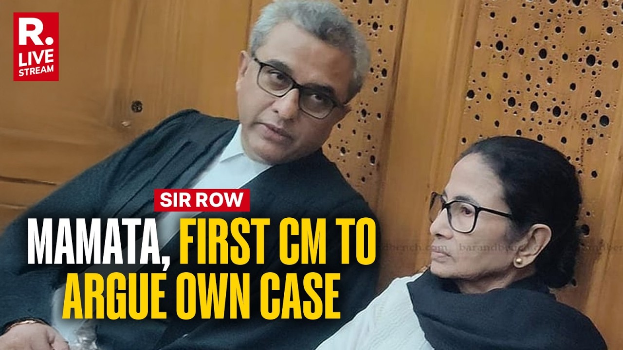 SIR Row LIVE:  Mamata Banerjee Becomes First Sitting CM To Personally Argue Her Own Case Before SC