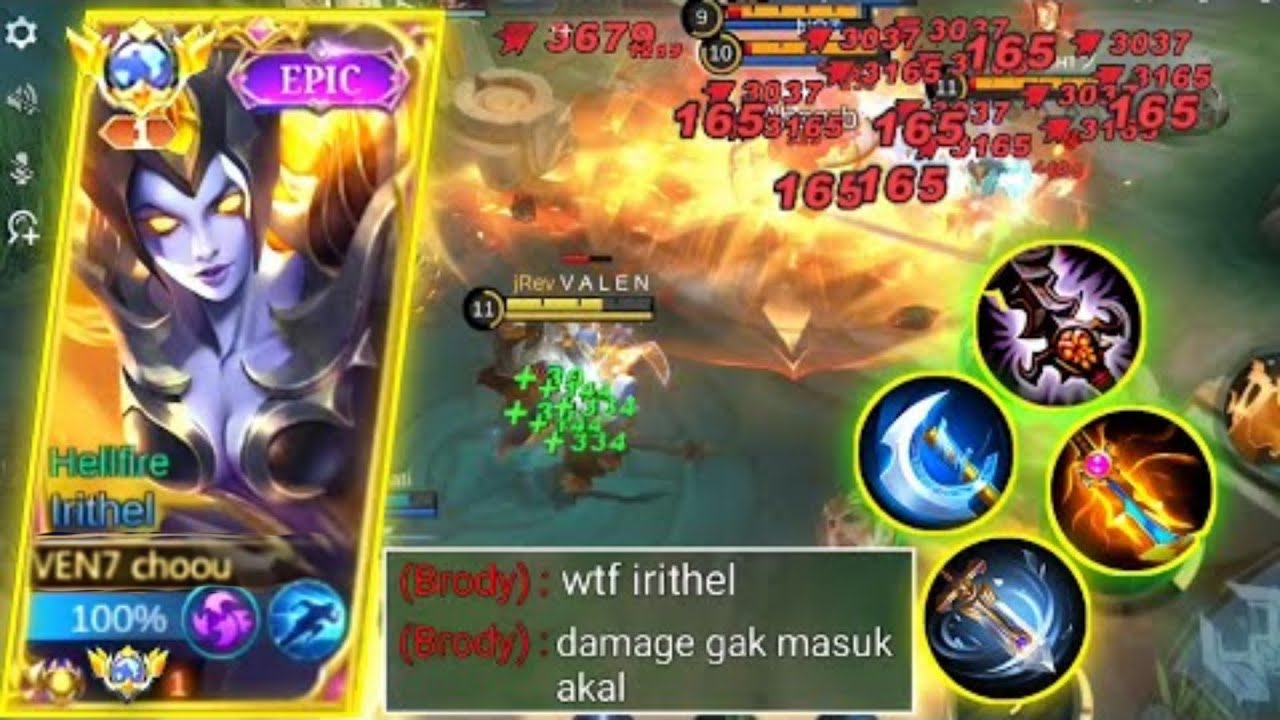 IRITHEL BEST BUILD 2023 | BUILD TOP 1 GLOBAL IRITHEL GAMEPLAY