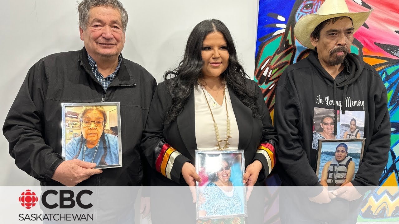 Family members speak to media in Melfort after James Smith Cree Nation inquest
