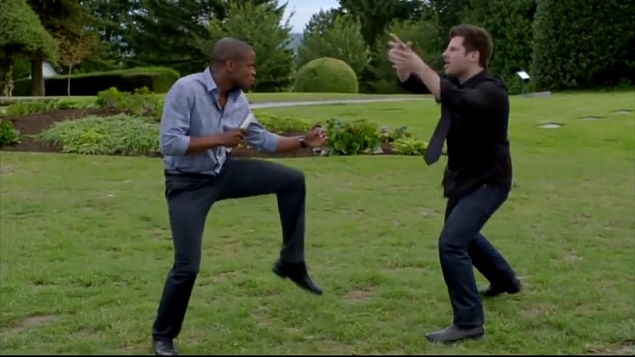 Psych | Shawn & Gus Assaulting Each Other Compilation Part 2