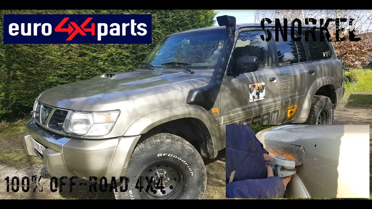Montage d'un snorkel sur Patrol GR y61 2000