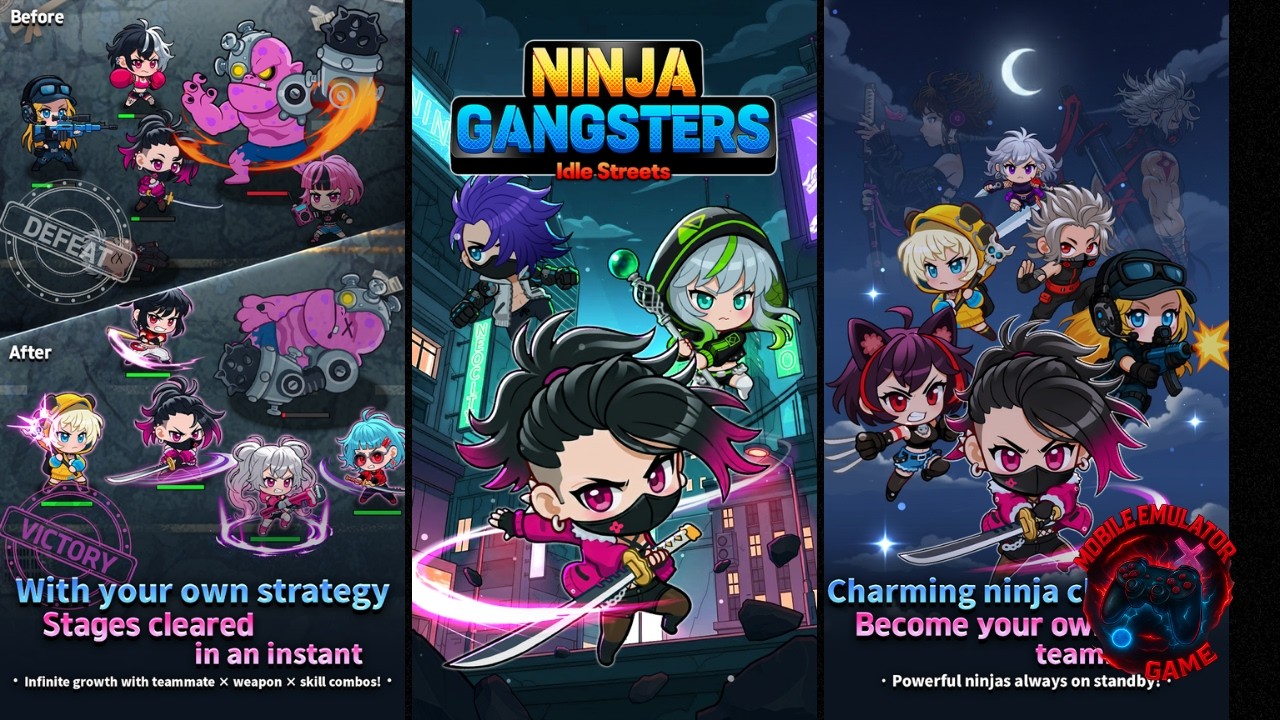 Ninja Gangsters: Idle Streets Gameplay Android APK