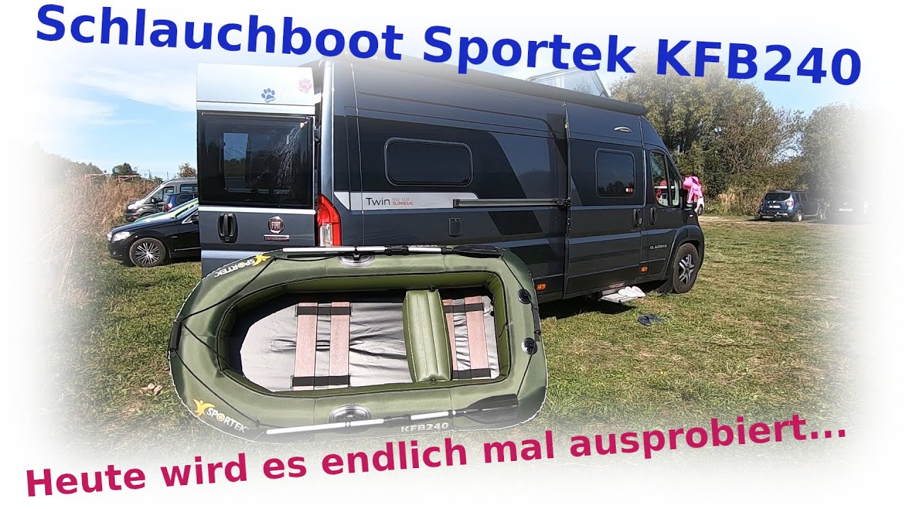 Schlauchboot Sportek KFB240 - Heute wird es endlich ausprobiert