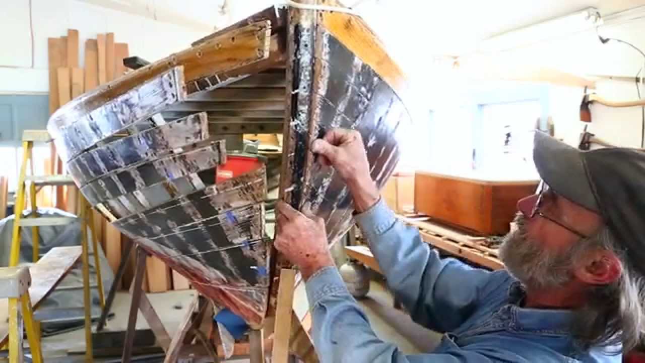 Part 4 - How to make a pattern for the new stem on REMORA - Herreshoff 12 1/2 repair