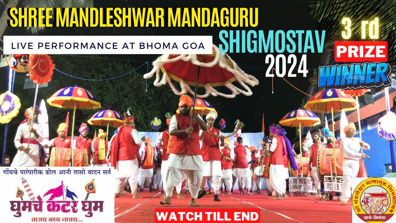 Shree Mandleshwar Mandaguru Shigmostav-3rd prize,Live Performance at Bhoma @yuvaekvotbhoma