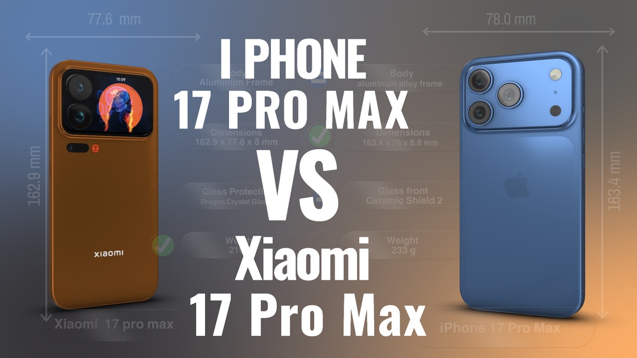 Xiaomi 17 Pro Max vs iPhone 17 Pro Max – The Ultimate Flagship Battle