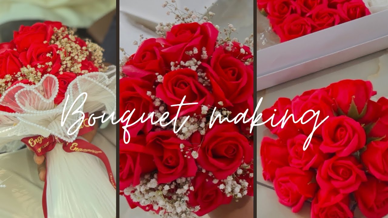Bouquet making| As first timer| Happy Life Of Shah