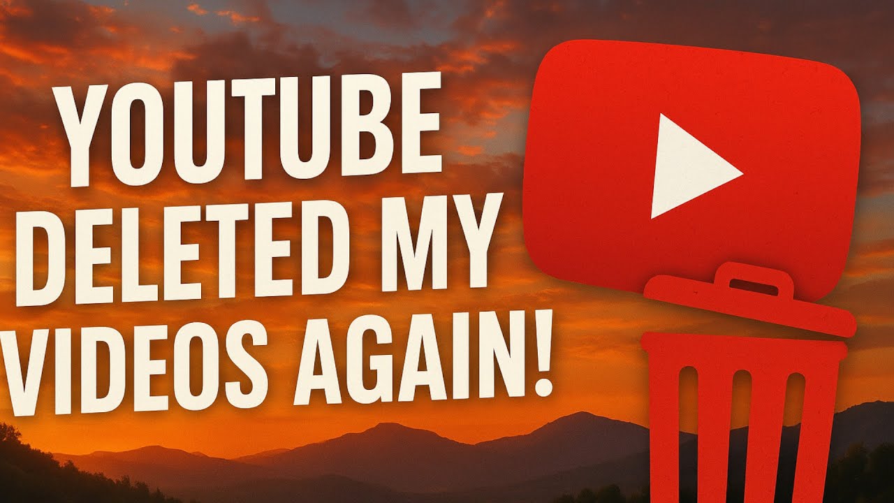 YouTube снова удаляет мои видео