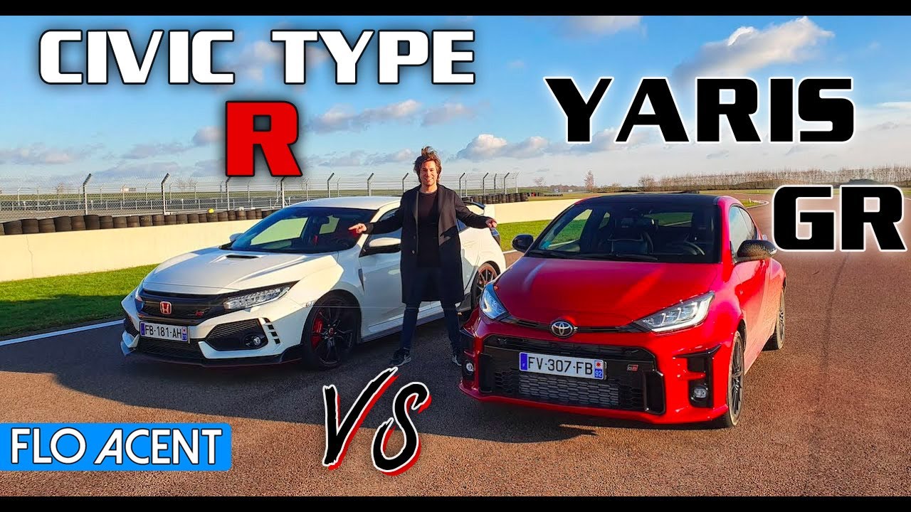 Essai comparatif Toyota Yaris GR vs Honda Civic Type R avec @Le Vendeur Automobiles - Flo Acent