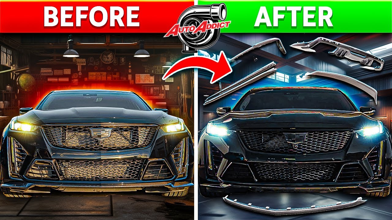 Путешествие по карбоновому тюнингу CT5-V Black-Wing 2024 года! 🚗✨|@AutoAddictUSA |