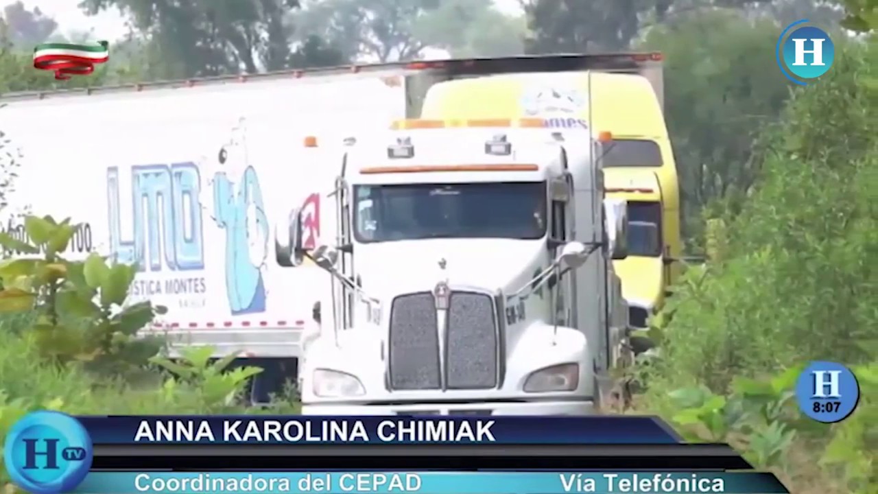 Tráiler de la muerte en Jalisco