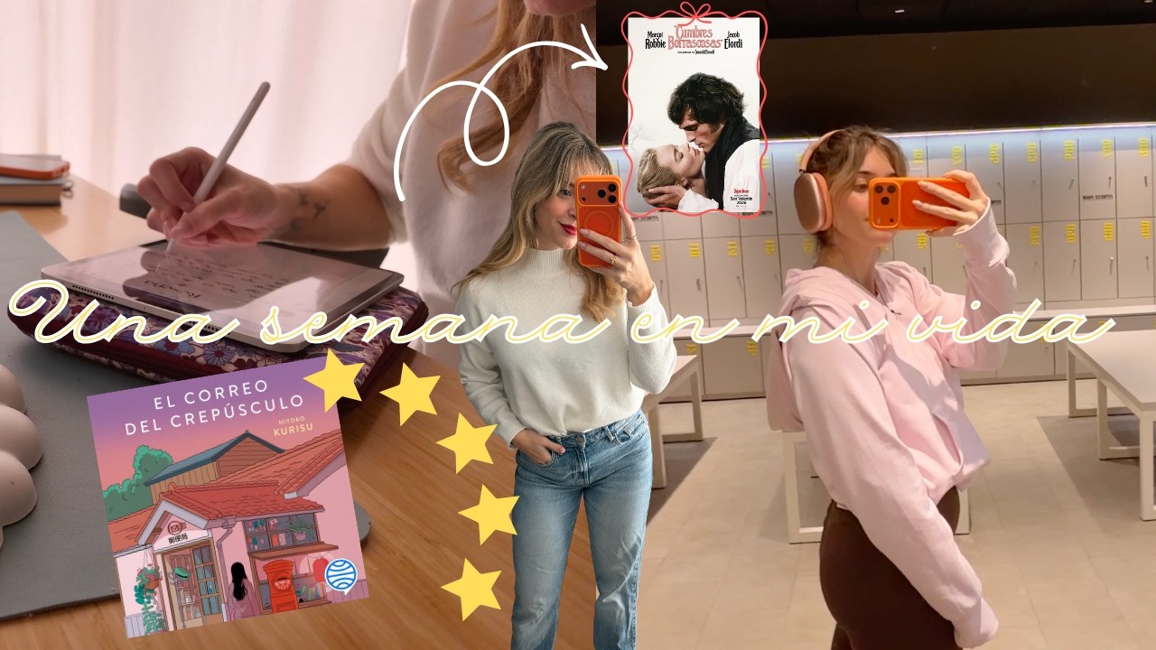 Vlog: Una semana de mucho trabajo, libros y mi nuevo móvil (Unboxing) ✨